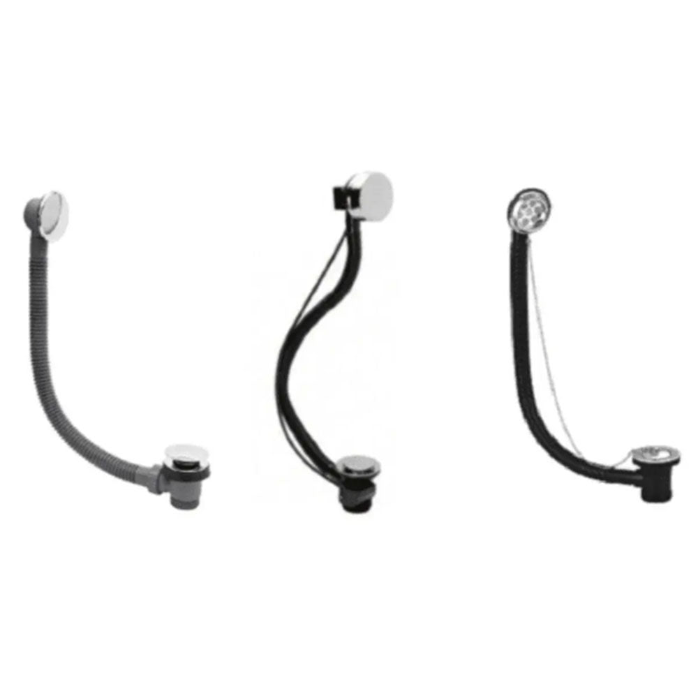 Bathcenter 1650mm Single Ended Bath, Plain Bath Screen, Roma Square Mixer Shower Set image 10
