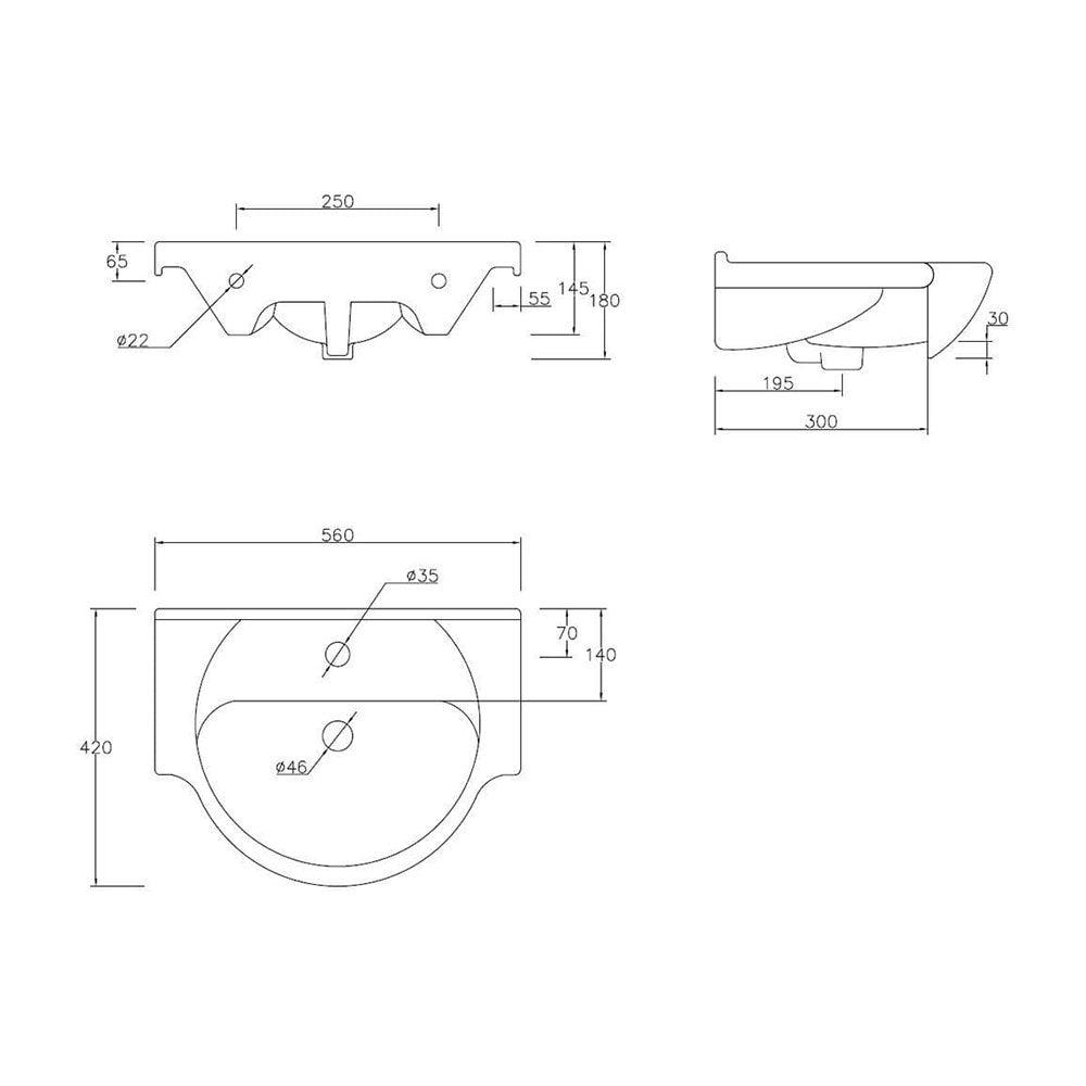 Bathcenter Serpens Toilet & Vanity Basin Unit Pack image 5