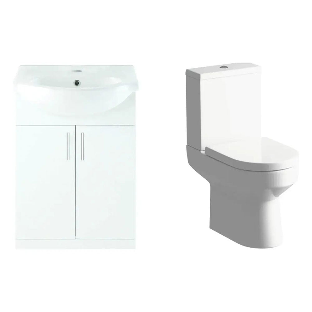 Bathcenter Serpens Toilet & Vanity Basin Unit Pack image