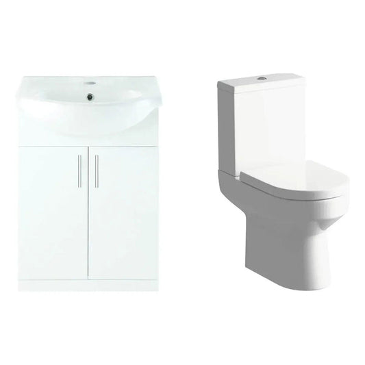 Bathcenter Serpens Toilet & Vanity Basin Unit Pack image