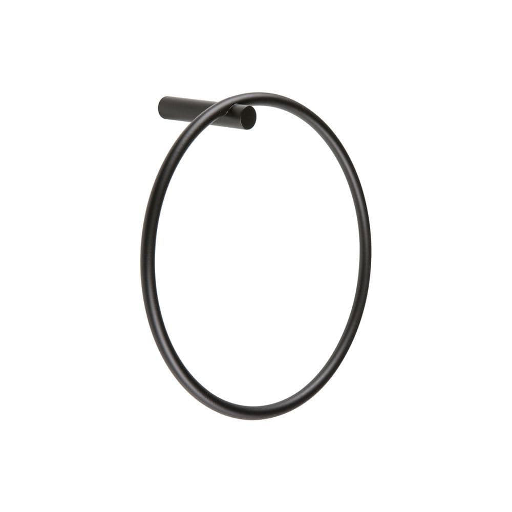 Bertine Towel Ring, Black image