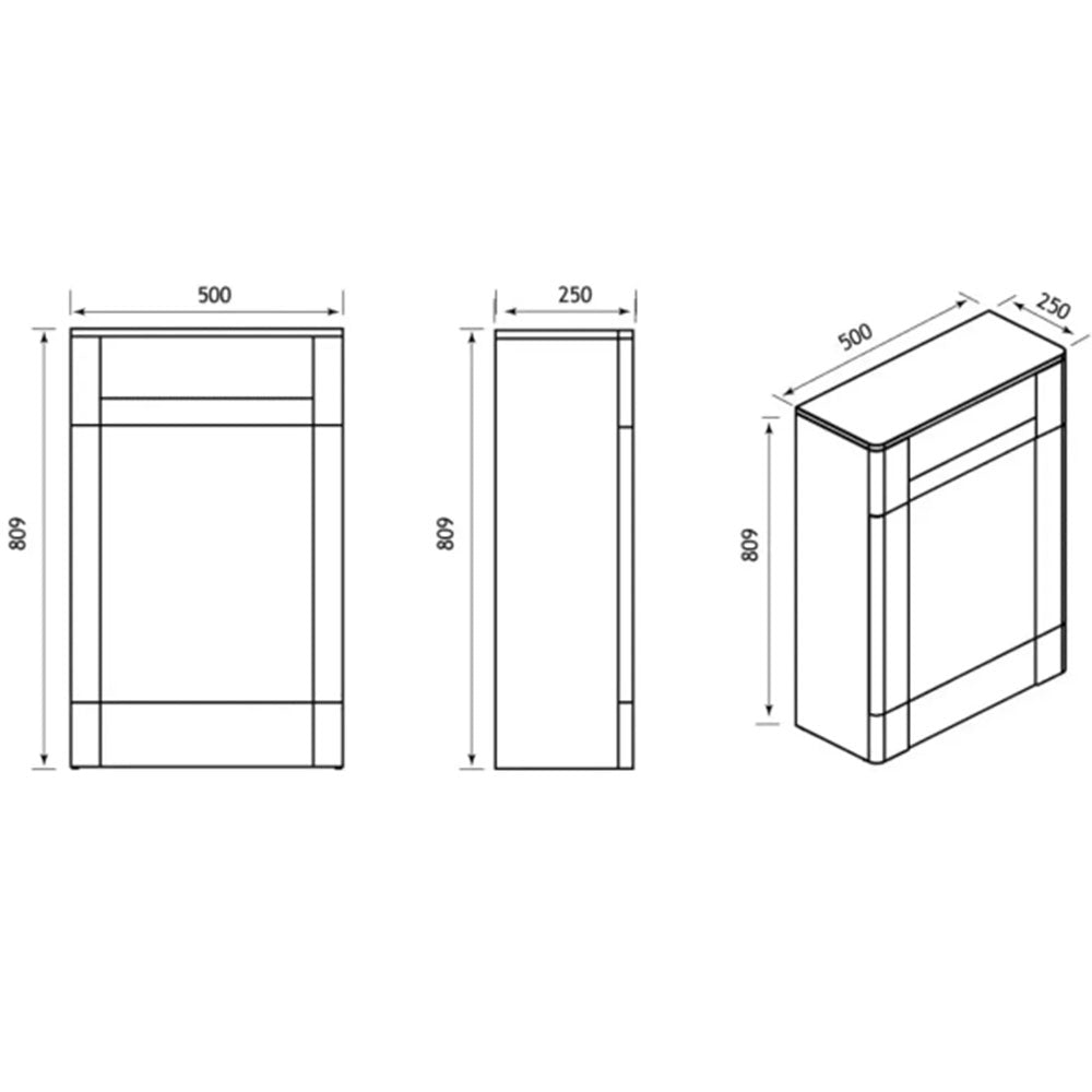 Blue Freestanding Bath with Vanity Unit, Toilet Unit, Pan and Concealed Cistern image 11