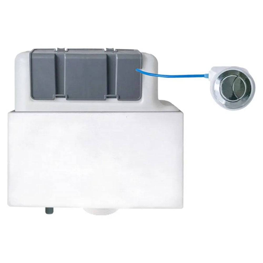 Blue Freestanding Bath with Vanity Unit, Toilet Unit, Pan and Concealed Cistern image 12