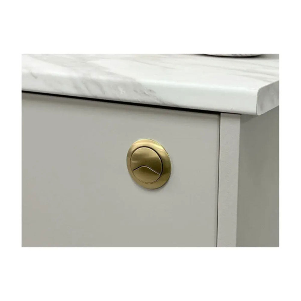 Blue Freestanding Bath with Vanity Unit, Toilet Unit, Pan and Concealed Cistern image 15
