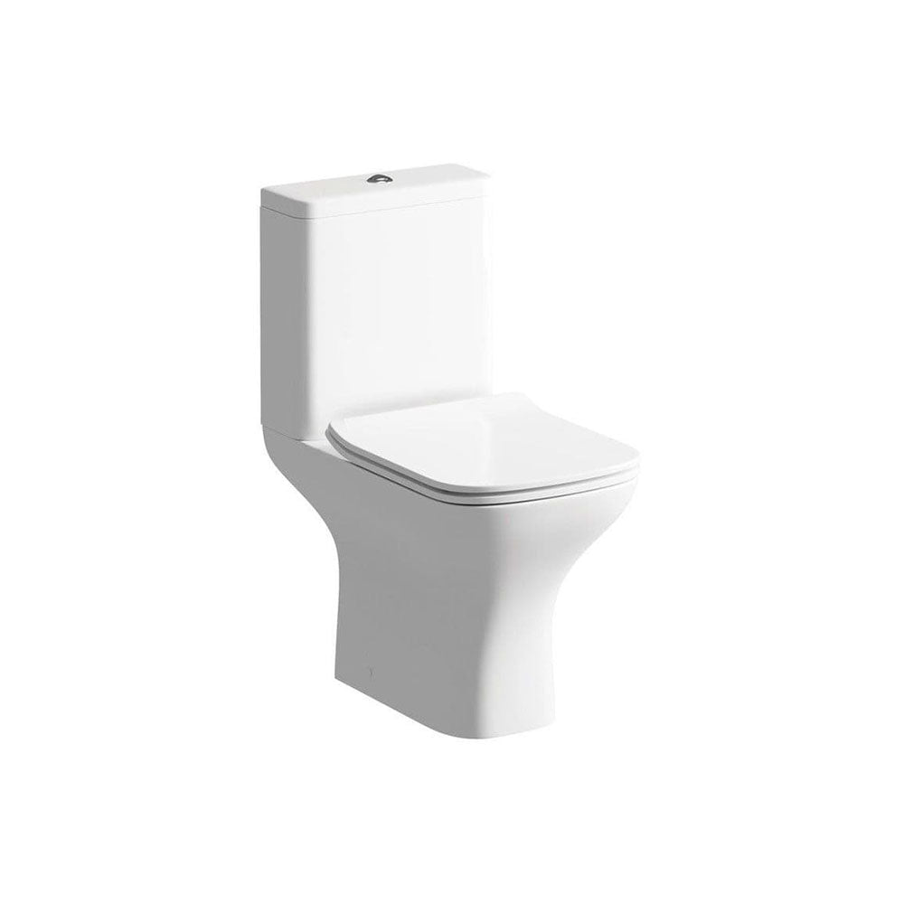 Cedare Open Back Close Coupled Toilet With Soft Close Seat image 1