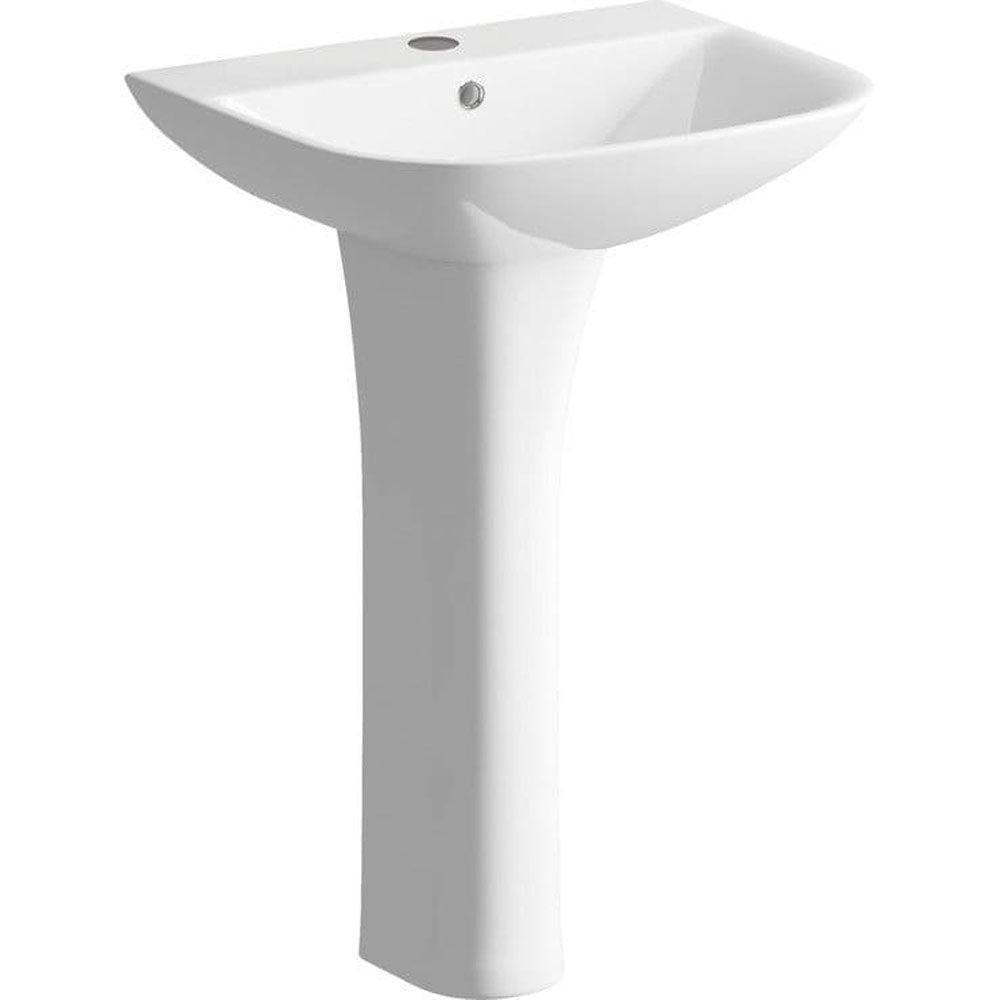 Cedare Walk In Bathroom Suite with 8mm Wet Room Screen (various sizes), Toilet, Basin & Tap image 2