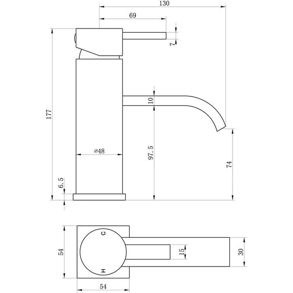 Cedare Walk In Bathroom Suite with 8mm Wet Room Screen (various sizes), Toilet, Basin & Tap image 6