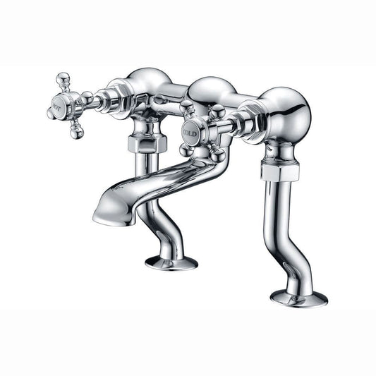 Cross Top Bath Filler, Chrome image