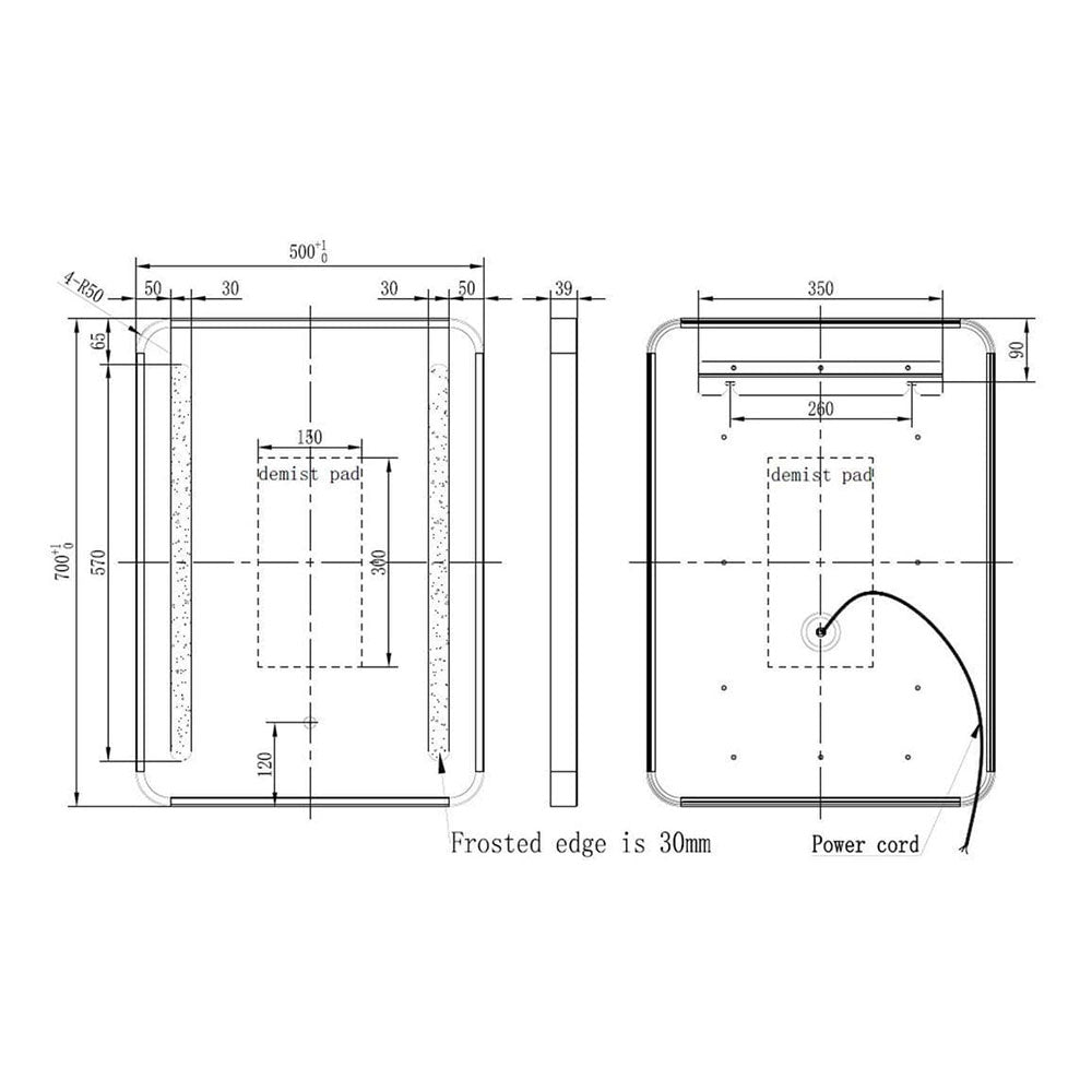 Deltar Oak Gloss Furniture Bathroom Suite with Brushed Brass Finishes image 9
