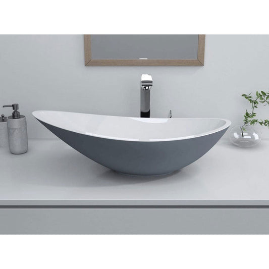 Elementer Grey Washbowl, 564 x 323 x 173 image
