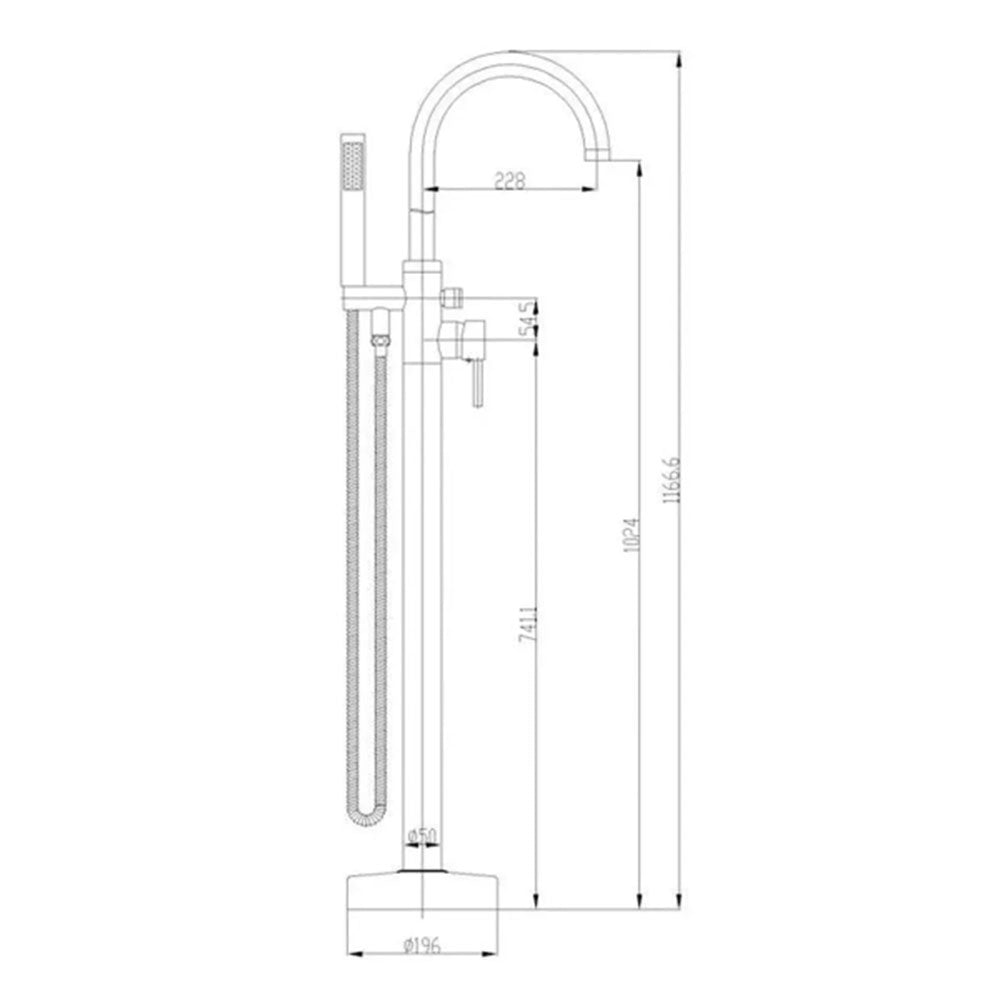 Form Freestanding Bath Suite with Toilet & Vanity Unit image 18