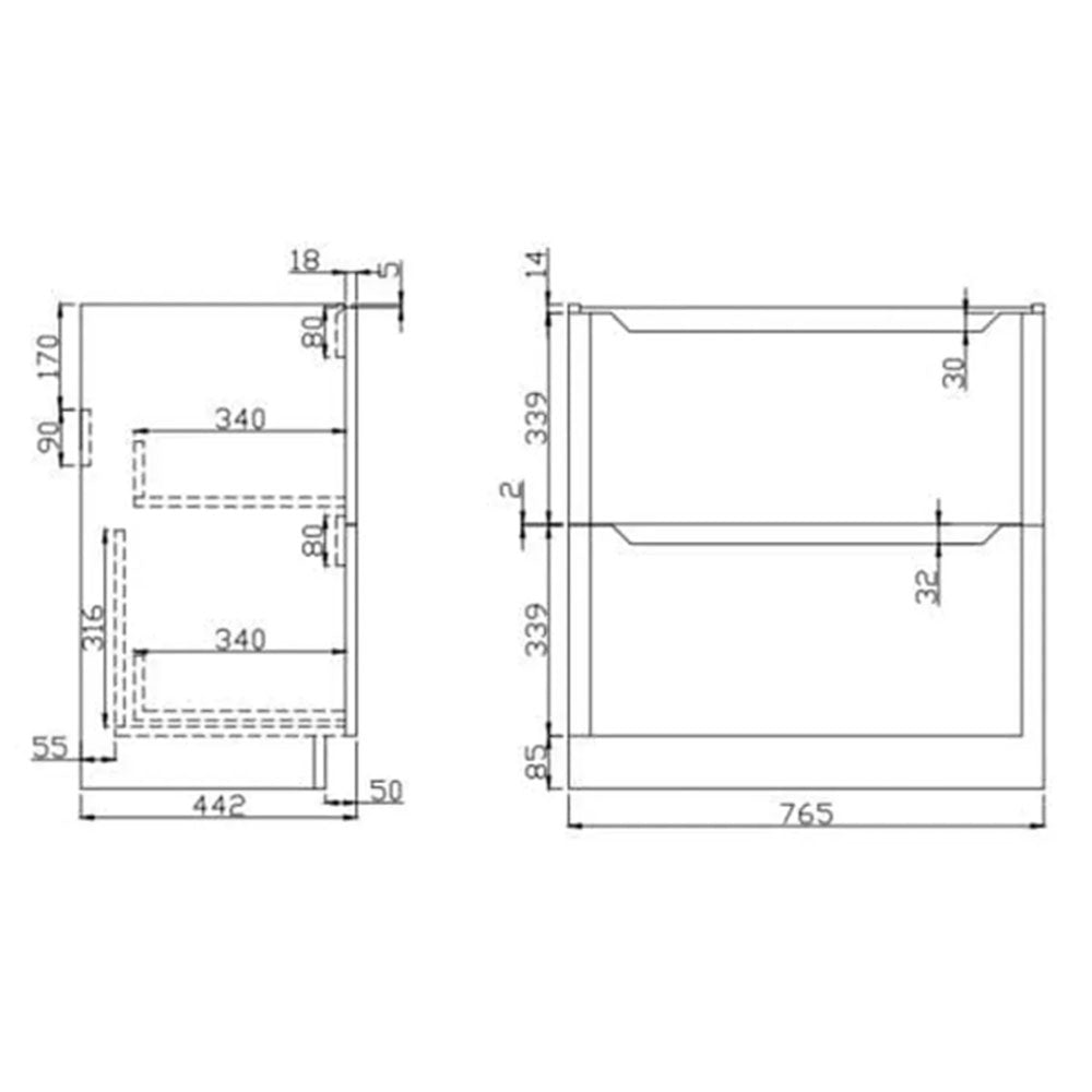 Form Freestanding Bath Suite with Toilet & Vanity Unit image 9