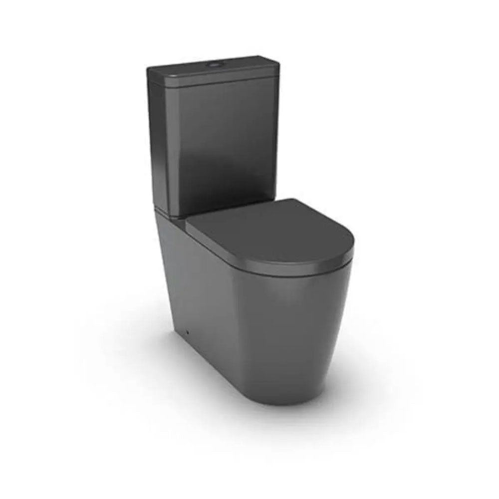 Freestanding Bath, Black Toilet and 2 Drawer Wall Hung Vanity Unit image 6