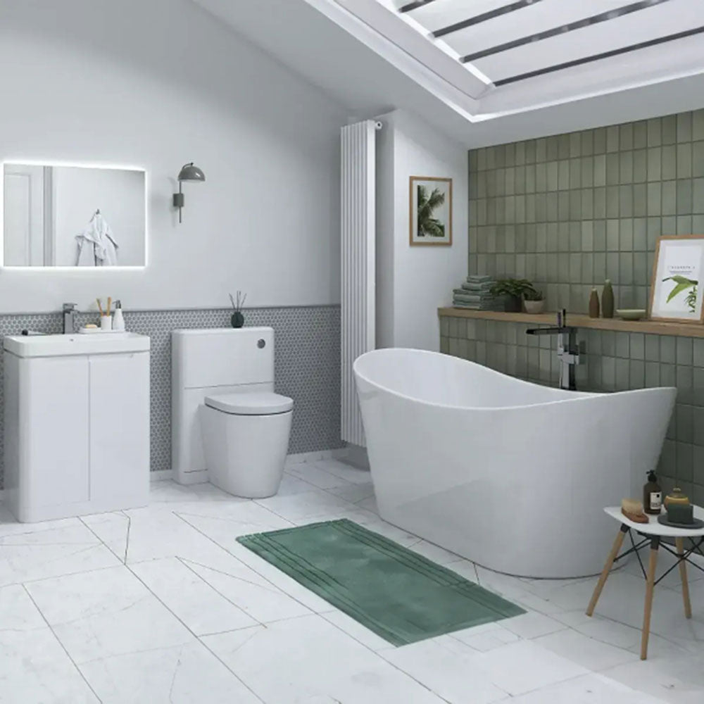 Gemini Modern Freestanding Bath 1700 x 780mm Various Colours image 11