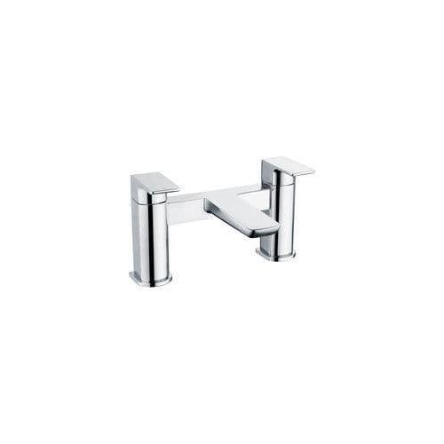 Genoa Bath Filler Tap, Chrome, Modern Lever Style