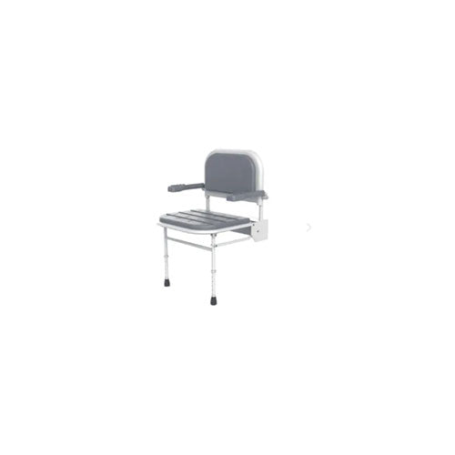 ICare Shower Bathroom Suite, Raised Toilet, Chair, Shower, Basin and Basin Mixer image 1