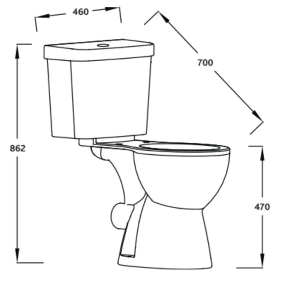 ICare Shower Bathroom Suite, Raised Toilet, Chair, Shower, Basin and Basin Mixer image 8