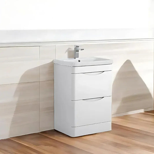 Kalmar Waterproof 600mm Vanity Unit White 1