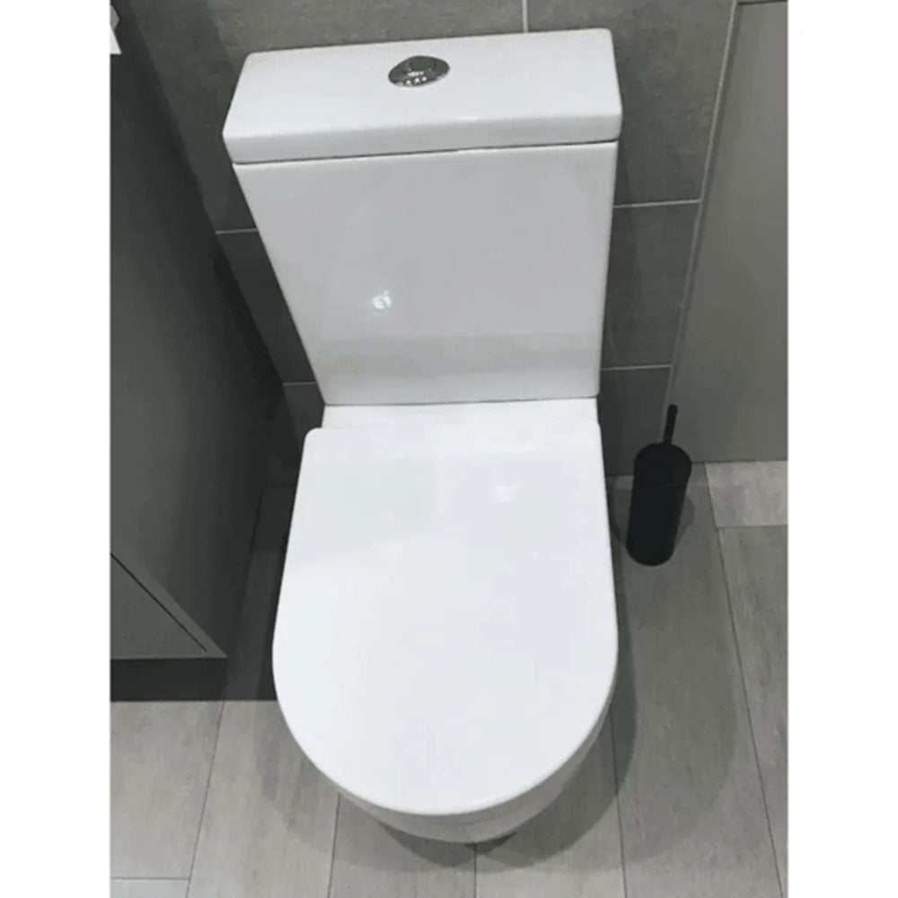 L Shape Shower Bath Suite with Toilet, 2 Door Basin Unit, Taps and Shower image 16