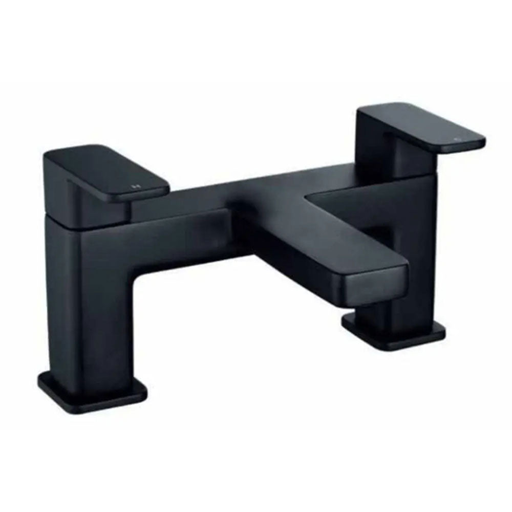 L Shape Shower Bath Suite with Toilet, 2 Door Basin Unit, Taps and Shower image 9