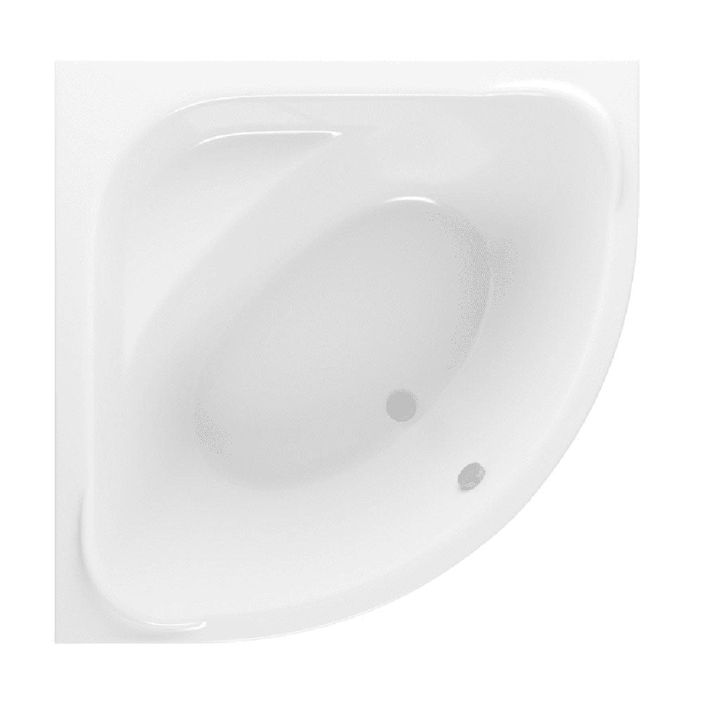 Lagune Corner Bath, 1350mm x 1350mm, White image