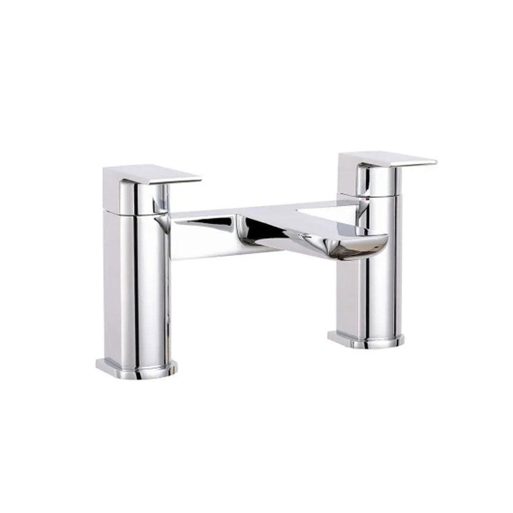 Lagune Corner Bath Suite with Toilet, 2 Door Basin Unit and Taps image 15