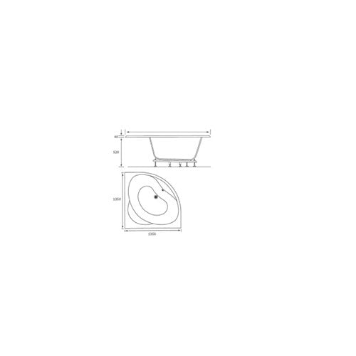 Lagune Corner Bath Suite with Toilet, 2 Door Basin Unit and Taps image 3