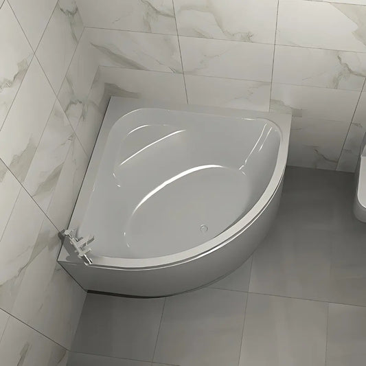 Simeon Corner Bath, 1350 x 1350mm, White