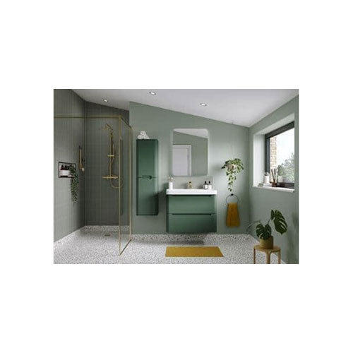 Libras 550 Floor Standing WC Unit, Matt Sage Green image 1