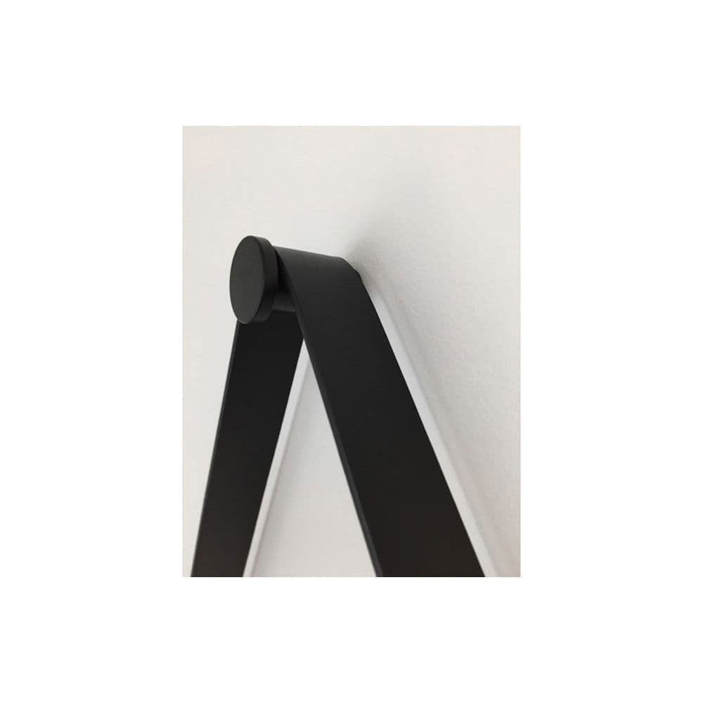 Macey 600mm Round Hanging Mirror, Black image 1