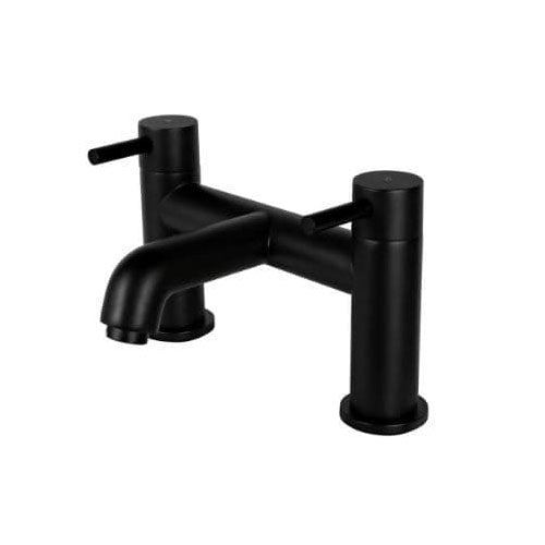 Maira Deck Mounted Bath Filler Tap, Matt Black