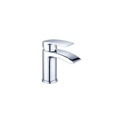 Mataro Basin Mixer Tap, Chrome, Modern Lever Style