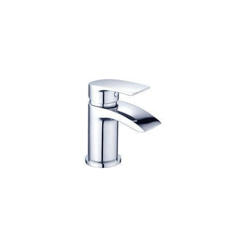 Mataro Cloakroom Basin Mixer Tap, Chrome, Modern Lever Style