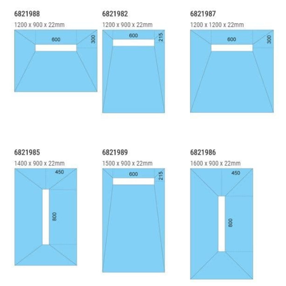 Maxxus Wetroom Kit - Linear Drain & Membrane Tanking (For Tiling)-10 Square Meters 1