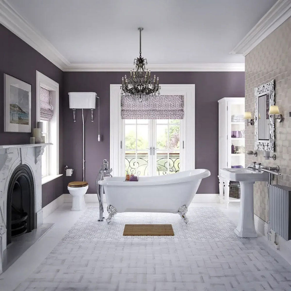 Maynard Freestanding Bath, 1530 x 760mm 2 Tap Holes image 1