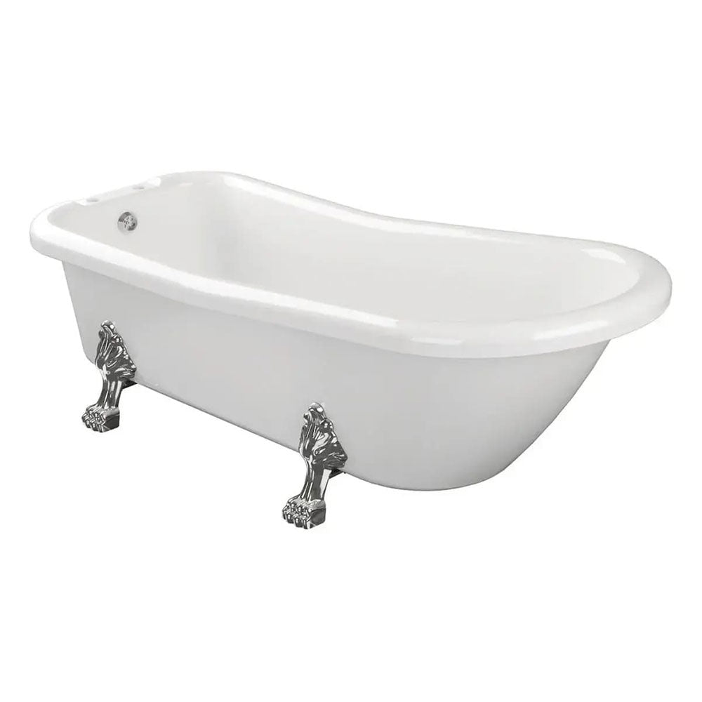 Maynard Freestanding Bath, 1530 x 760mm 2 Tap Holes image 3