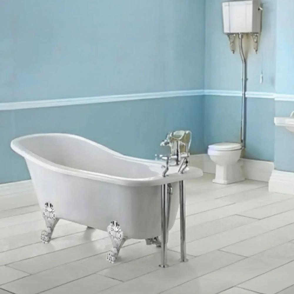 Maynard Freestanding Bath, 1530 x 760mm 2 Tap Holes image