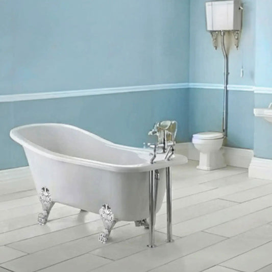 Maynard Freestanding Bath, 1530 x 760mm 2 Tap Holes image