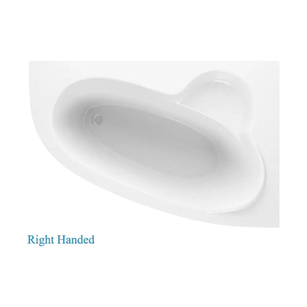 Selma 1500 x 950mm Offset Corner Bath Left or Right Hand