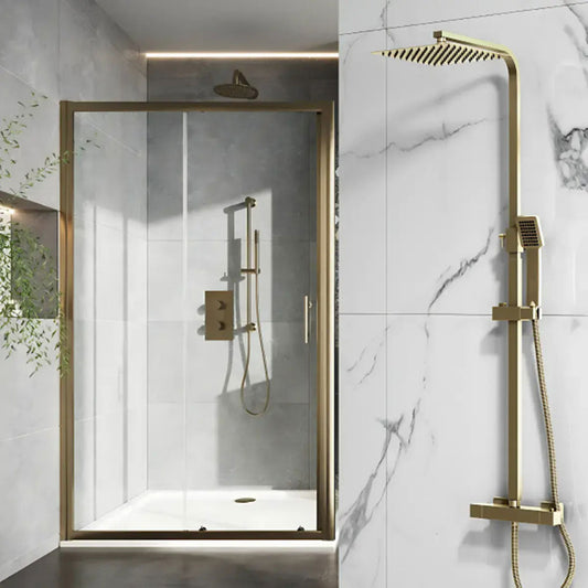 Midas Sliding Shower Door and Thermostatic Shower Set image