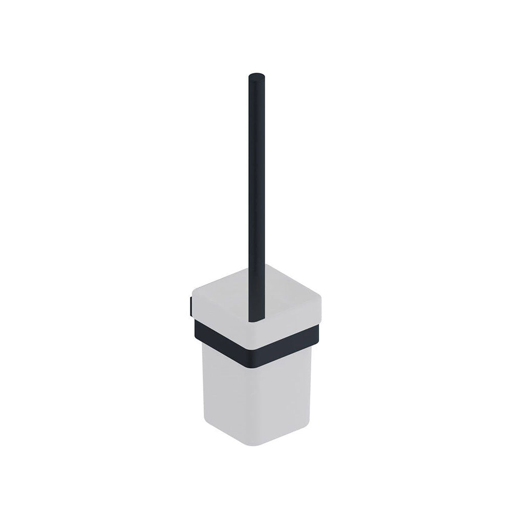 Mono Toilet Brush Set, Matt Black image