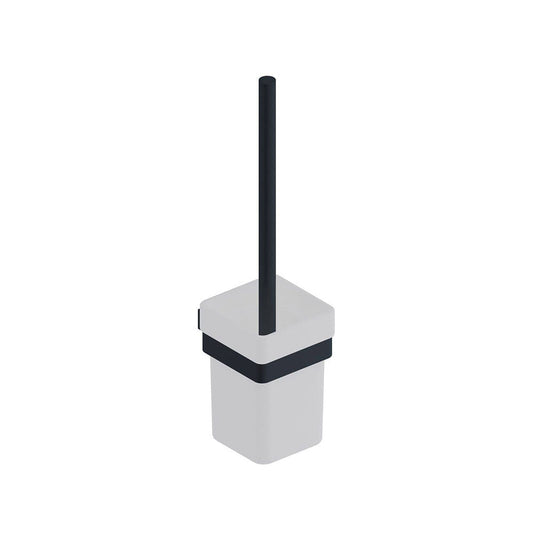 Mono Toilet Brush Set, Matt Black image