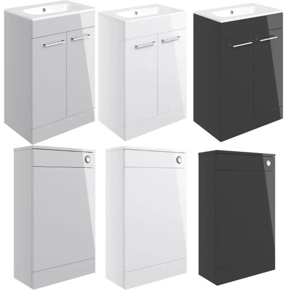 Orion Back to Wall Freestanding Bathroom Suite image 2
