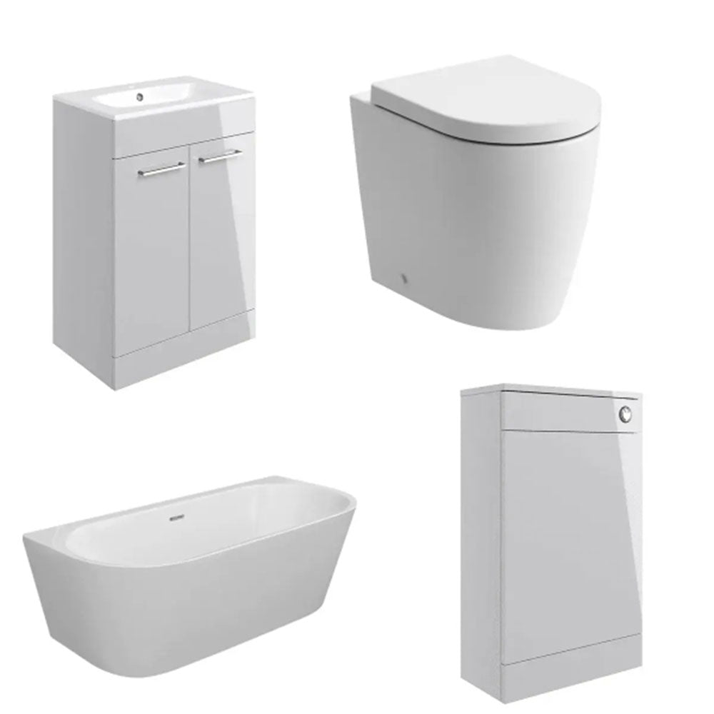Orion Back to Wall Freestanding Bathroom Suite image