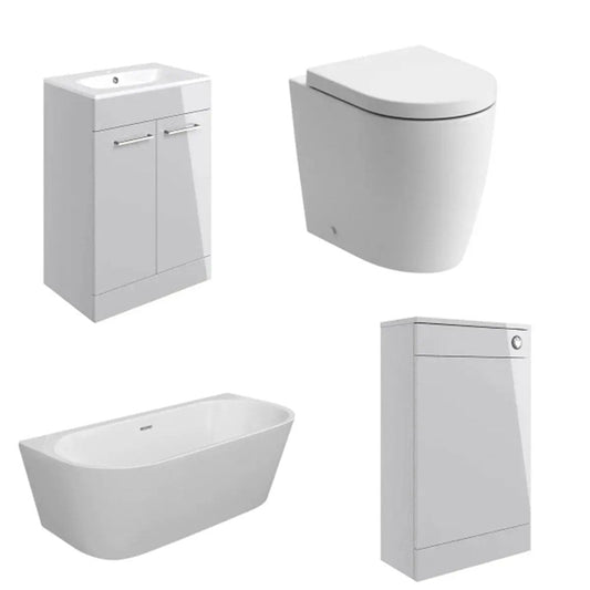Orion Back to Wall Freestanding Bathroom Suite image
