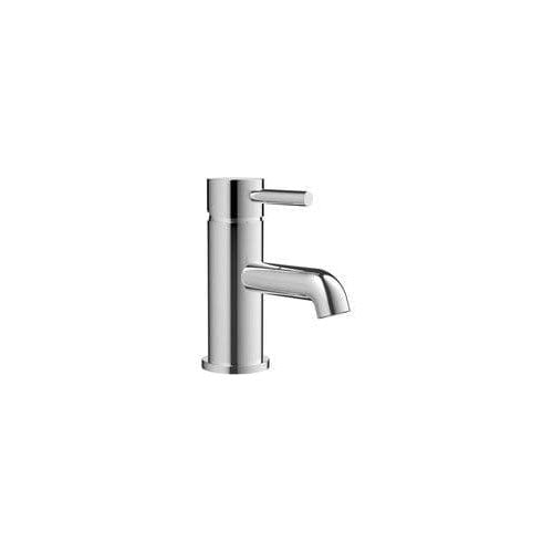 Pesco Basin Mixer Tap with Click-Clack Waste, Chrome, Modern Lever Style