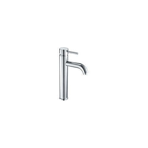 Pesco Tall Basin Mixer Tap, Chrome, Modern Lever Style