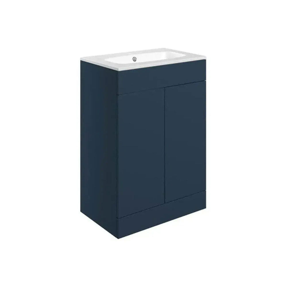 Porto Freestanding Bathroom Suite with Aruba Bath, Vanity Unit, Taps and Wastes image 10