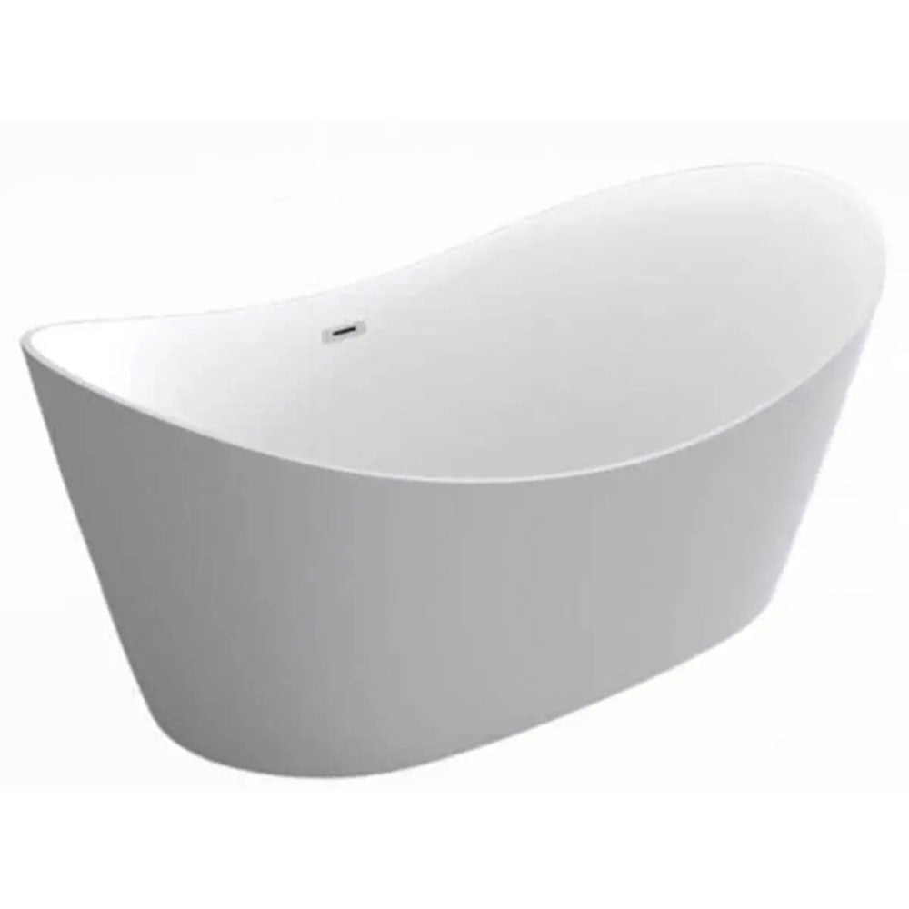 Porto Freestanding Bathroom Suite with Aruba Bath, Vanity Unit, Taps and Wastes image 7
