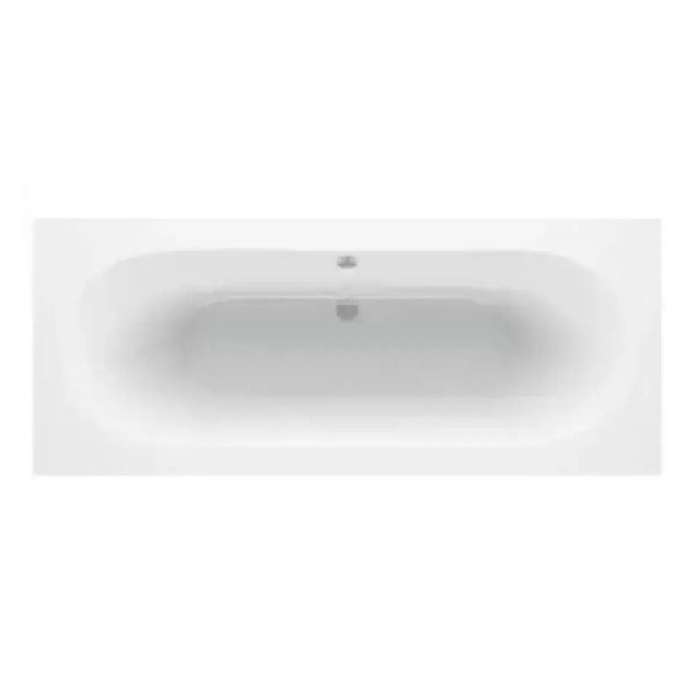 Reinforced Emery Round Double Ended Bath, Basin Unit, Close Coupled Toilet, Taps, Wastes image 1